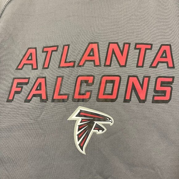 Atlanta Falcons NFL Mens size XL Grey Hoodie Sweater Pullover‎ Jacket - Picture 3 of 10
